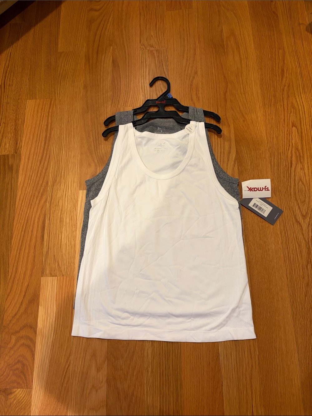 Xhilaration Women's White & Gray Tank Top - Pack